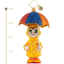 Cr, It's Raining Cats!, Gem, 1020646, Christopher Radko