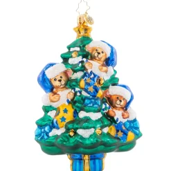 Cr, Merry Christmas Baby! Blue, 1021589, Radko