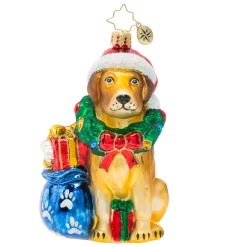 Cr, Noble Yellow Lab, 1020001, Christopher Radko