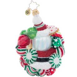 Cr, Peppermint Dreams Santa, 1021503, Radko