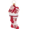Cr, Peppermint Swirl Stocking, 1021144, Radko
