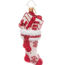 Cr, Peppermint Swirl Stocking, 1021144, Radko