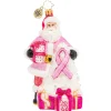 Cr, Pink Ribbon Santa, 1020371, Christopher Radko