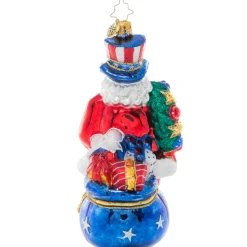 Cr, Proud Patriot Santa, 1021083, Christopher Radko