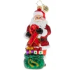 Cr, Red Ribbon Awareness Santa, 1020372, Christopher Radko