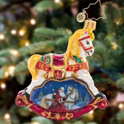 Cr, Resplendent Rocking Horse Gem, 1021407, Radko, Gem