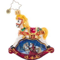 Cr, Resplendent Rocking Horse Gem, 1021407, Radko, Gem