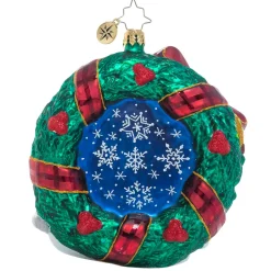 Cr, Rustic Christmas Wreath, 1021016, Radko