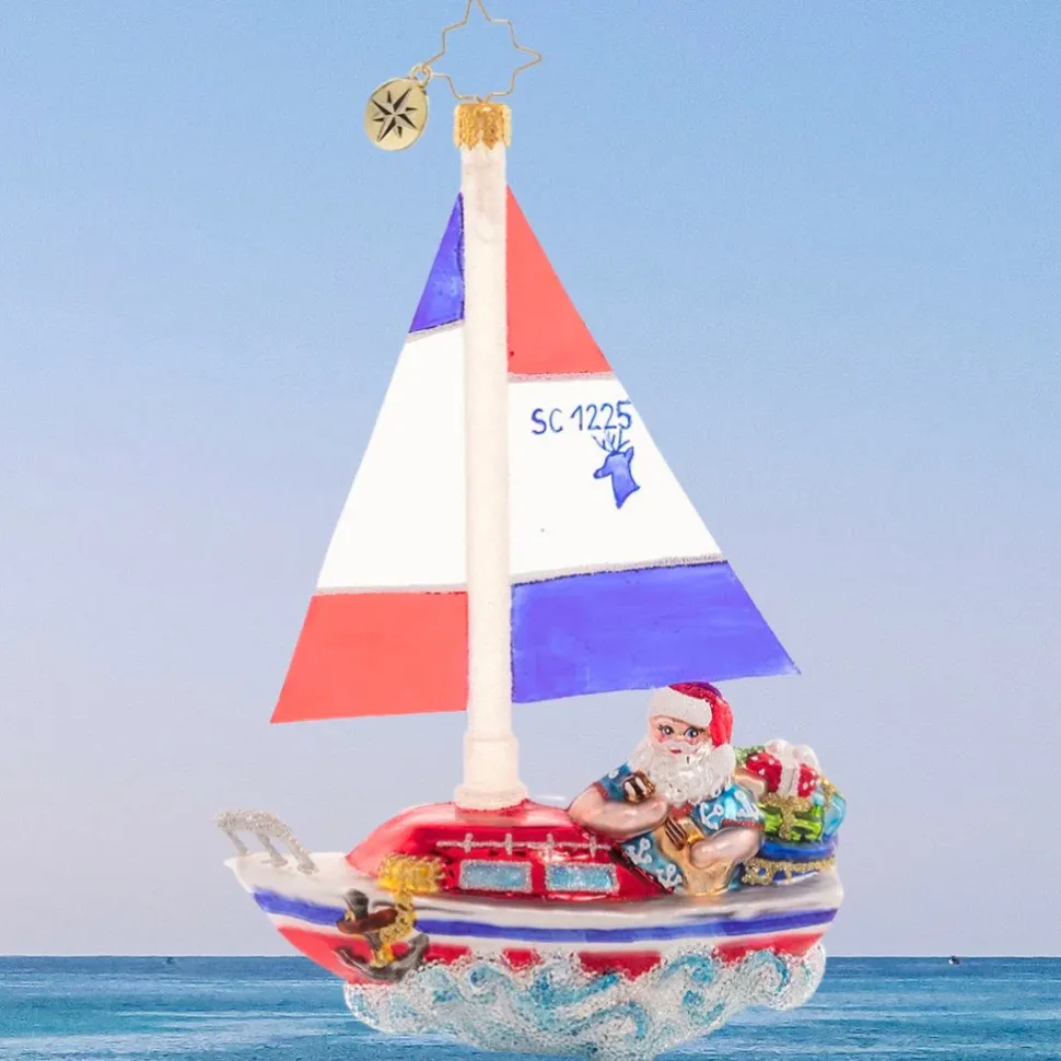 Cr, Sailing South Santa, 1020718, Christopher Radko