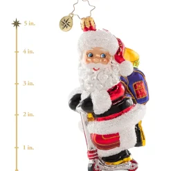 Cr, Santa Gets To Scootin', 1020724, Christopher Radko