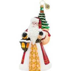 Cr, Santa Leaves The Light On, 1020224, Christopher Radko