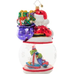 Cr, Santa's Magic Snow Globe, 1021013, Christopher Radko