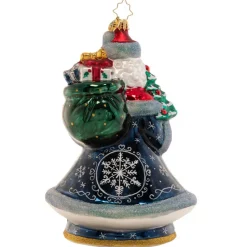 Cr, Santa's Snowy Scene, 1021363, Radko