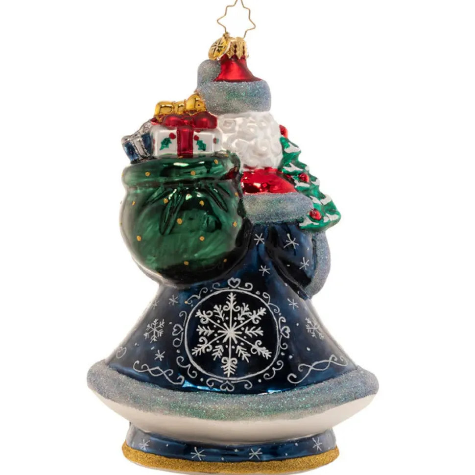 Cr, Santa's Snowy Scene, 1021363, Radko