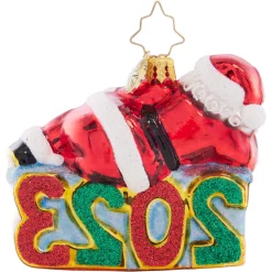 Cr, Shining Bright Santa 2023 Gem, 1021418, Radko, Gem