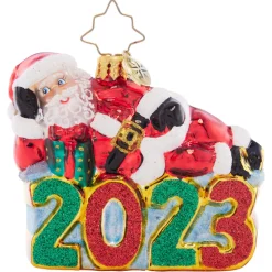 Cr, Shining Bright Santa 2023 Gem, 1021418, Radko, Gem
