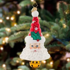 Cr, Sleigh Bell Santa, 1021362, Radko