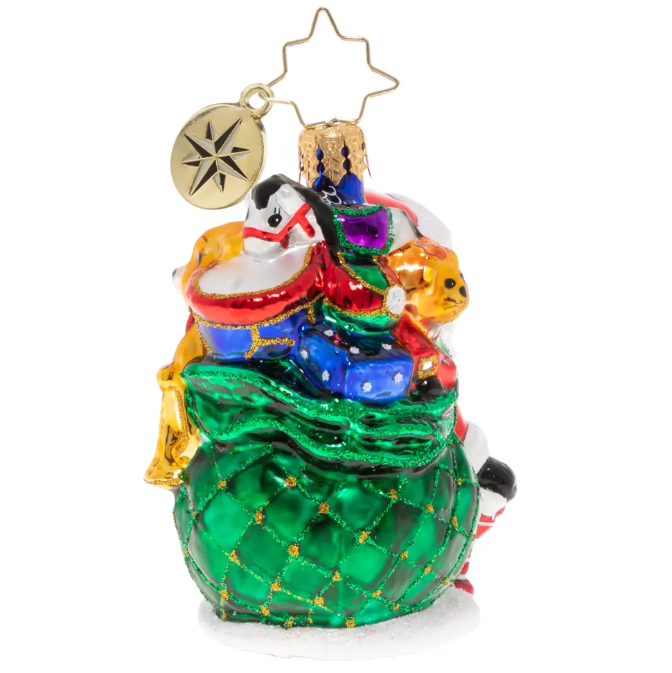 Cr, Sneaking Down The Chimney Gem, 1020268, Christopher Radko