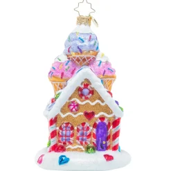 Cr, Sprinkled Sundae Chalet, 1020964, Christopher Radko