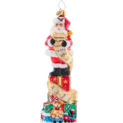 Cr, Stacked Up Santa, 1021518, Radko