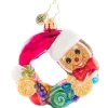 Cr, Swirling With Sweets Wreath, Gem, 1020666, Christopher Radko