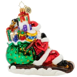 Cr, Timely Toboggan Delivery!, 1020300, Christopher Radko