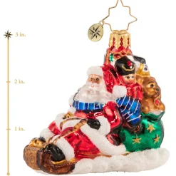 Cr, Timely Toboggan Delivery! Gem, 1020636, Christopher Radko