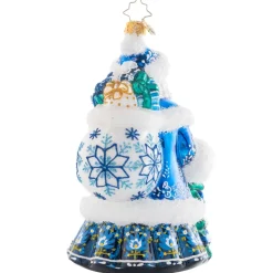 Cr, Winter Hues Santa, 1021453, Radko