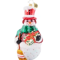 Cr, Winter Wonderland Snowman, 1021489, Radko