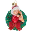 Cr, Women Power Mrs. Claus Wreath, 1020046, Christopher Radko