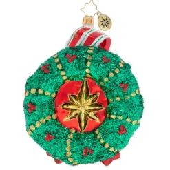 Cr, Women Power Mrs. Claus Wreath, 1020046, Christopher Radko