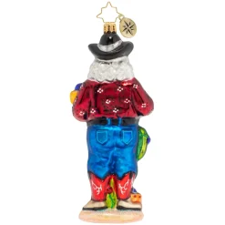 Cr, Yeehaw! Cowboy Santa!, 1020021, Christopher Radko