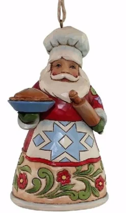 Culinary Cooking Santa Christmas Ornament