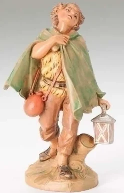 David With Cape & Lantern, 5" Fontanini, 52594