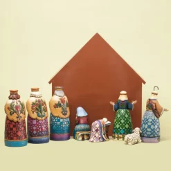 Deluxe Mini Nativity 9 Pc Set Jim Shore