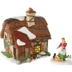 Dickens' Village Foxmore Cottage, Set Of 2
