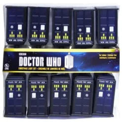 Doctor Who™ Blue Tardis Light Set 10 Light, Dw9132B