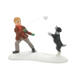 Dv, Winter Game Of Catch, 6010458, Dickens Village