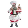 Fabriche™ African American Gingerbread Chef Santa, Fa0143, Kurt Adler