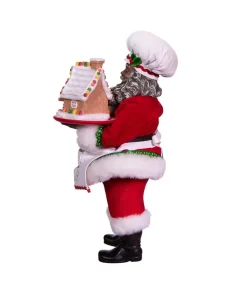 Fabriche™ African American Gingerbread Chef Santa, Fa0143, Kurt Adler