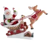 Fabriche™ Santa Sitting In Gingerbread Sleigh, Fa0148, Kurt Adler