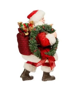 Fabriche™ Santa With Wreath And Lantern, Fa1067