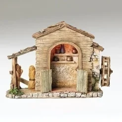Farmhouse With Led Lights, 5", Fontanini, 55601