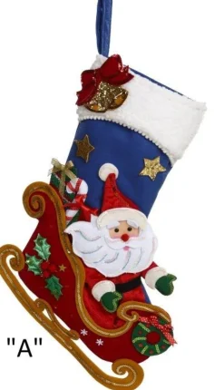 Festive Santa Stocking Train Or Sleigh