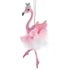Flamingo Ballerina Ornament, E0480, Kurt Adler