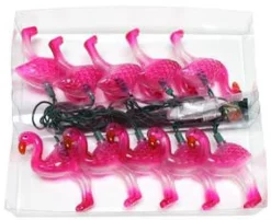 Flamingo Novelty Light Set 10/ Light Plastic