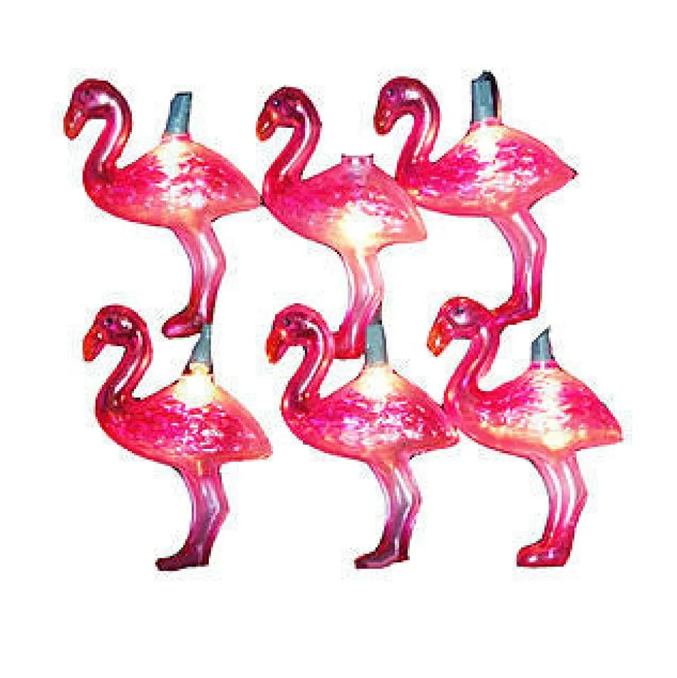 Flamingo Novelty Light Set 10/ Light Plastic