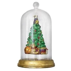 Glass Dome Ornament Cover-Gold