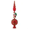 Glass Santa Un-Lit Treetop, 16", Gg0497, Kurt Adler