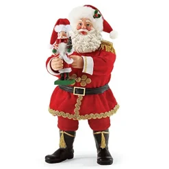 Go Nuts, Santa With Nutcracker 11"